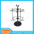 protable light duty countertop metal hook display stands for keychain